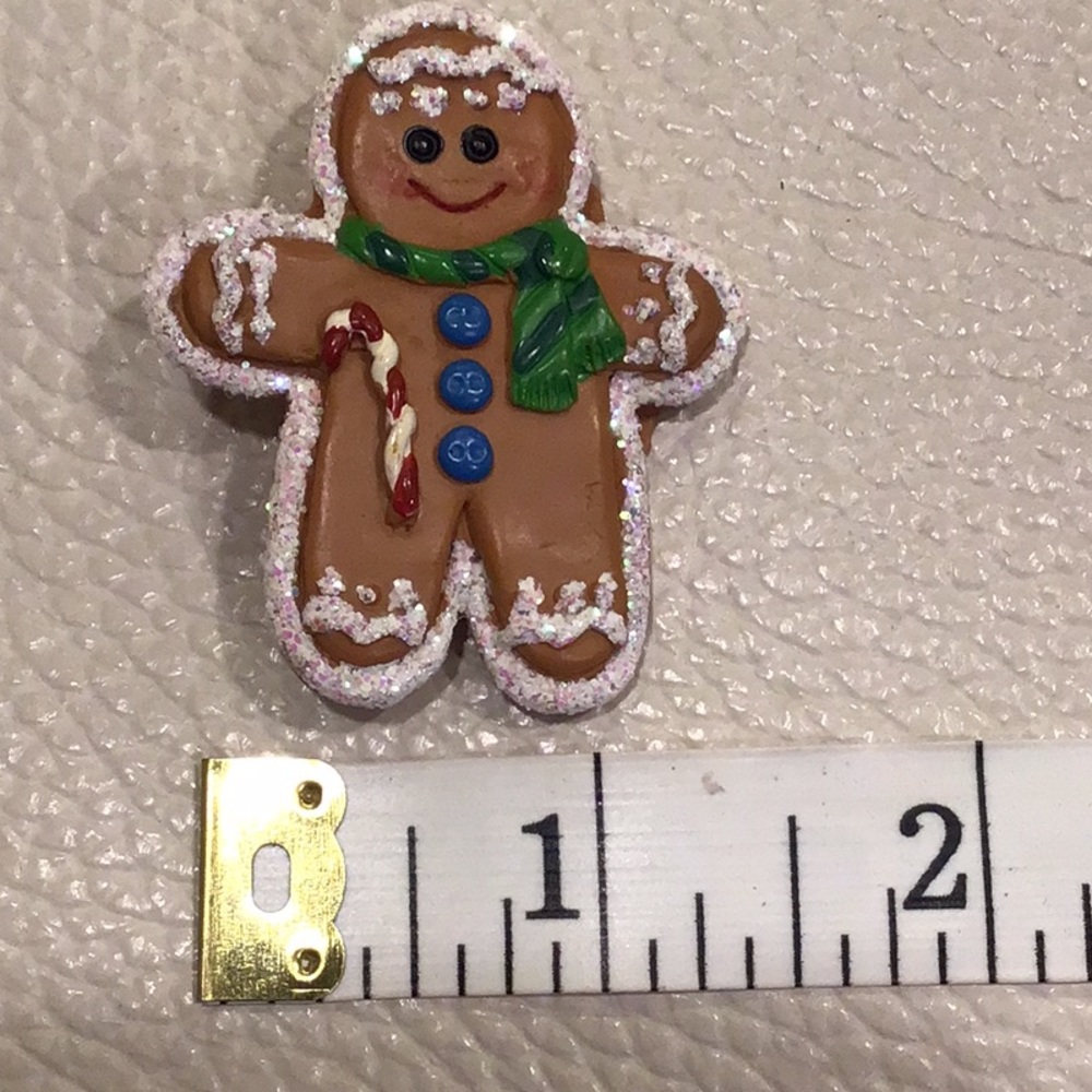 Christmas brooches/pins lot of 7 - Picture 7 of 9